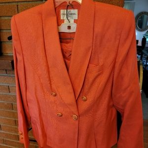 Coral casual corner suit sz 10 vintage 90's